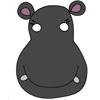 masque hippopotame couleur